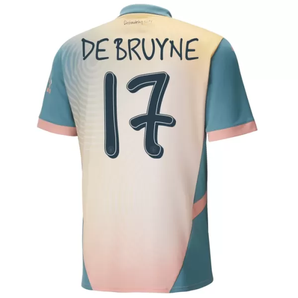 Completo calcio Manchester City De Bruyne 17 Bambino 4th 2024/25