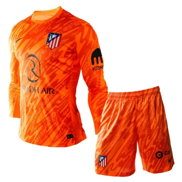 Completo calcio Portiere Atlético Madrid Bambino 4th 2024/25 Maniche Lunghe