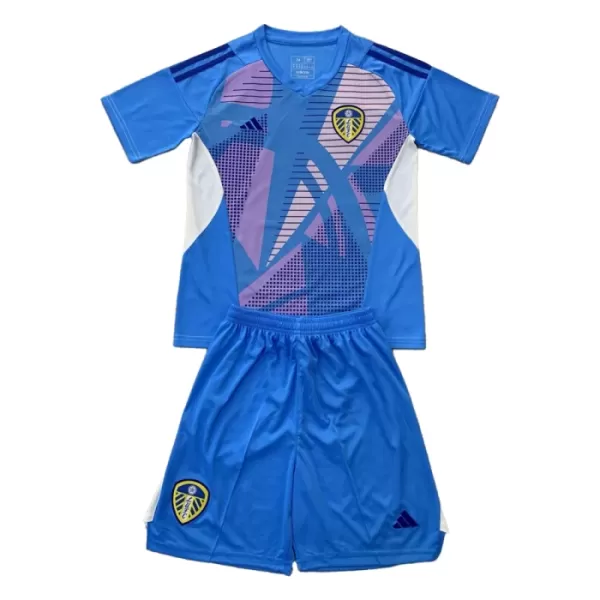 Completo calcio Portiere Leeds United Bambino 2024/25 Blu