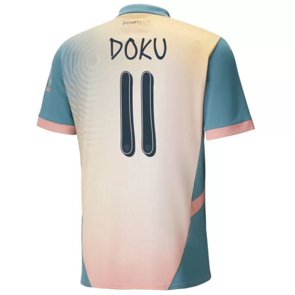 Maglia Manchester City Doku 11 Uomo 4th 2024/25