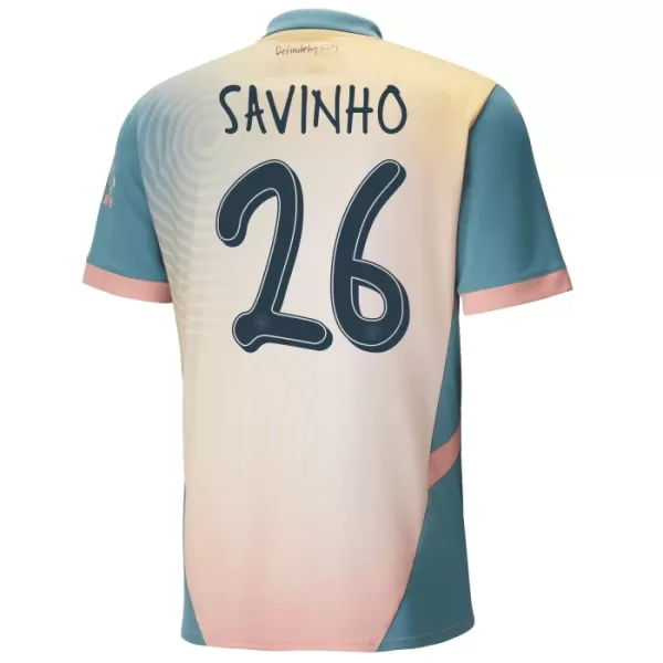 Maglia Manchester City Savinho 26 Uomo 4th 2024/25