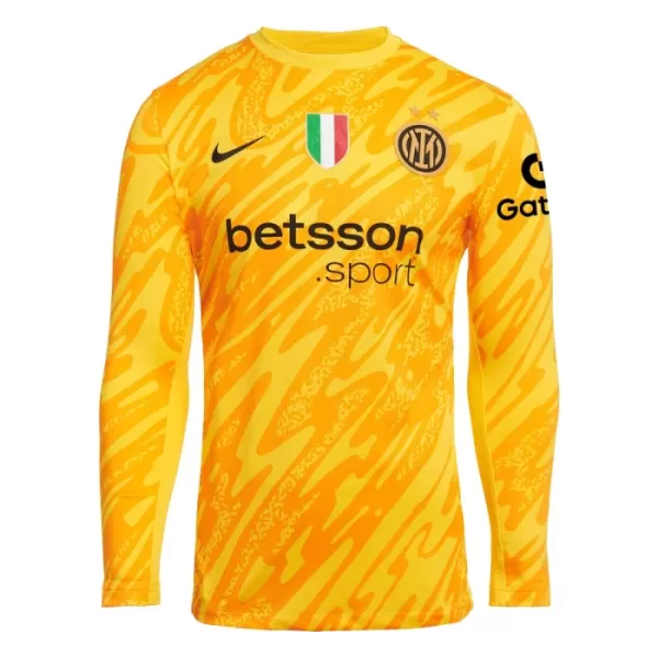 Maglia Portiere Inter Milan Uomo 2024/25 Gialla Maniche Lunghe