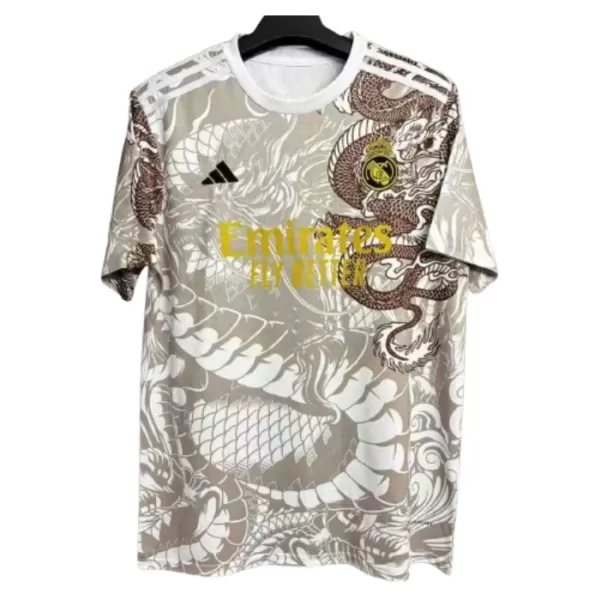 Maglia Real Madrid Uomo 2024/25 Drago Bianca - Speciale