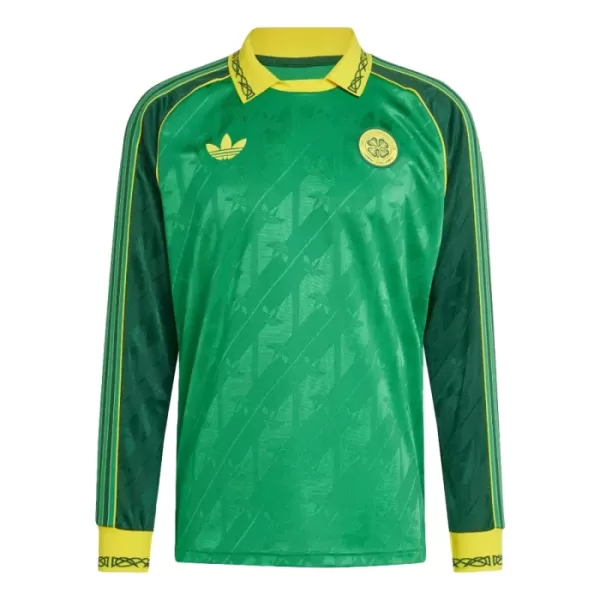 Maglia Celtic Glasgow Uomo Retro 2024/25 Maniche Lunghe