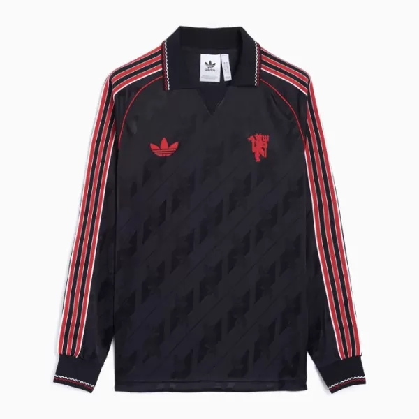 Maglia Manchester United Uomo Retro 2024/25 Maniche Lunghe