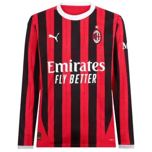 Maglia AC Milan Uomo Primo 2024/25 Maniche Lunghe