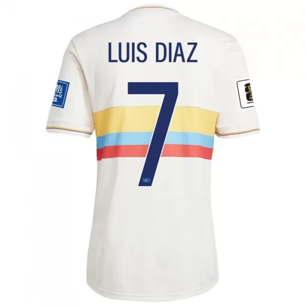 Maglia Colombia Luis Díaz 7 Uomo anniversario 2024