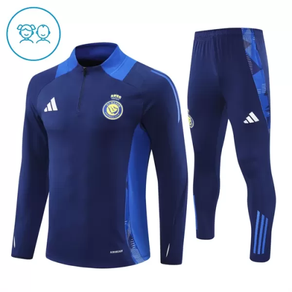 Al Nassr Felpe da Allenamento Bambino 1/4-Zip 2024/25 Blu