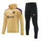 Barcellona Hoodie Felpe da Allenamento Uomo 2024/25 Gialla