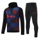 Barcellona Hoodie Felpe da Allenamento Uomo 2024/25 Navy