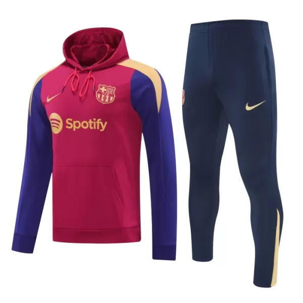 Barcellona Hoodie Felpe da Allenamento Uomo 2024/25 Rossa