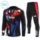 Manchester United Felpe da Allenamento Bambino 1/4-Zip 2024/25 Nera