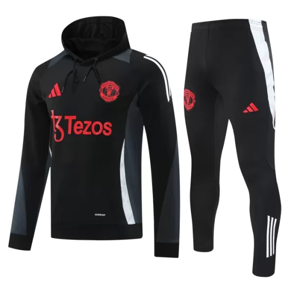 Manchester United Hoodie Felpe da Allenamento Uomo 2024/25 Navy