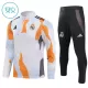 Real Madrid Felpe da Allenamento Bambino 1/4-Zip 2024/25 Bianca